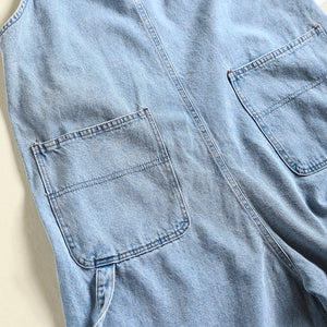 Quần baggy yếm denim kiểu vẩy sơn - NU8308