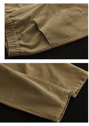 Quần baggy retro lưng thun hai túi lớn - NU7816