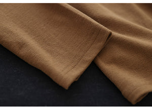 Áo T-shirt dài tay cao cổ một túi kiểu - NU8112
