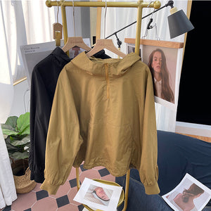 Áo hoodies dài tay lót lông hai túi chéo - NU8072