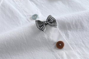 Áo sơ mi linen Morigirl dài tay thêu đối xứng khuy sắc màu - NU8321