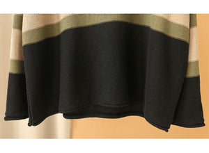 Áo len hoodies dài tay kẻ sọc ngang - NU7879