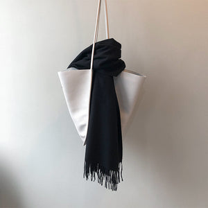 Khăn Cashmere Pashmina một màu - NU4599