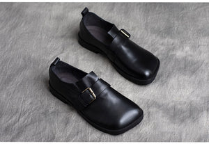 Giày da retro oxford kiểu quai cài - NU5217