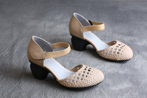 Giày velcro retro kiểu đan - NU4281