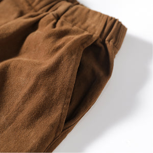 Quần baggy lưng thun hai túi chéo - NU6157