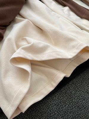Áo T-shirt dài tay cổ tròn một màu - NU8173