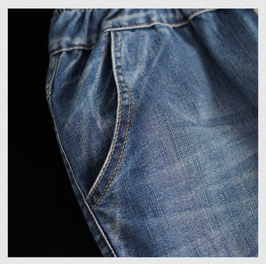Quần baggy denim thêu hoa bồ công anh - NU3794 - kamaka.vn - thời trang nhật