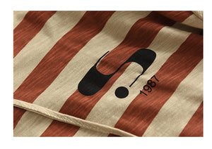 Áo hoodies ngắn tay kẻ sọc in ngôi sao - NU8441