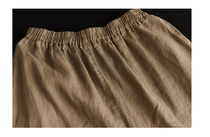 Quần baggy linen lưng thun - NU8483