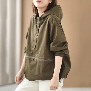 Áo hoodies dài tay khuy bấm kiểu - NU7863