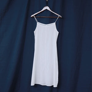 Áo T-shirt linen hai dây một màu - NU7484