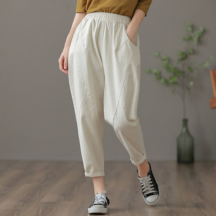 Quần baggy lưng thun ống côn - NU7810
