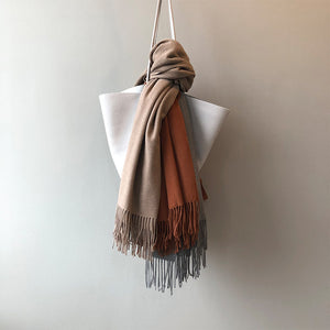 Khăn Cashmere Pashmina một màu - NU4599