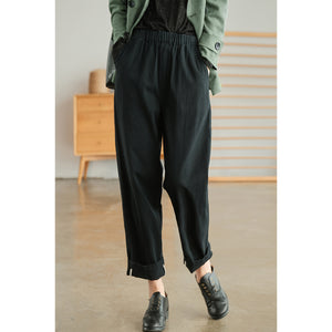 Quần baggy lưng thun hai túi chéo - NU6157
