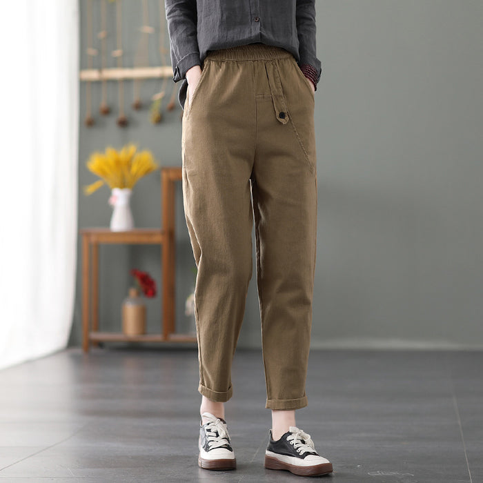 Quần baggy retro khuy kiểu hai túi chéo - NU6656