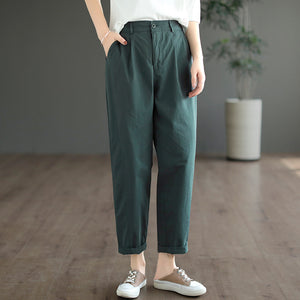 Quần baggy lưng thun khuy cài hai túi chéo - NU7690