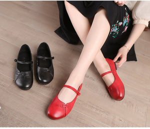 Giày búp bê kiểu xỏ dây - NU4229