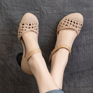 Giày velcro retro kiểu đan - NU4281