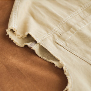 Áo khoác denim gile sát nách - NU7597