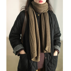 Khăn quàng len đan retro - NU6216