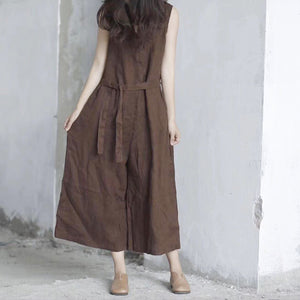 Quần BAGGY yếm một màu eo thắt dây - NU3204 - kamaka.vn - thời trang nhật