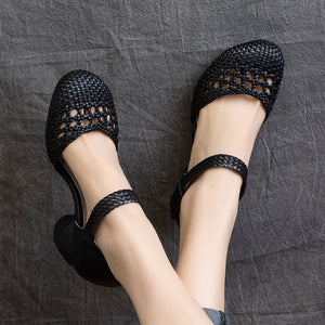 Giày velcro retro kiểu đan - NU4281