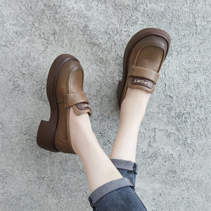 Giày da ulzzang sport retro đế cao - OD1054