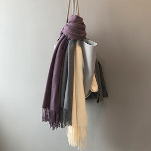 Khăn Cashmere Pashmina một màu - NU4599
