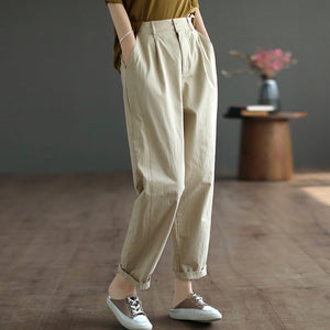 Quần baggy lưng thun khuy cài hai túi chéo - NU7690