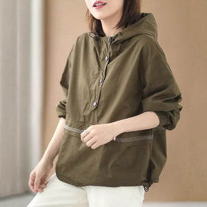 Áo hoodies dài tay khuy bấm kiểu - NU7863