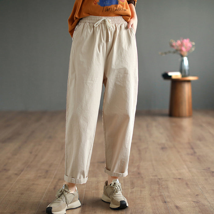 Quần baggy lưng thun dây rút hai túi chéo - NU7611