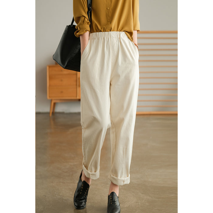 Quần baggy lưng thun hai túi chéo - NU6157