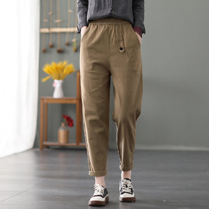 Quần baggy retro khuy kiểu hai túi chéo - NU6656