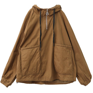 Áo hoodies dài tay lót lông hai túi vuông - NU8070