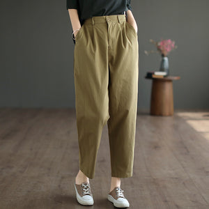 Quần baggy lưng thun khuy cài hai túi chéo - NU7690