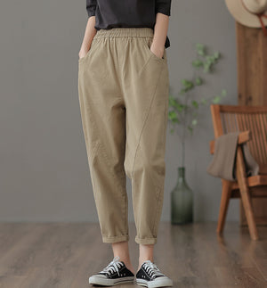 Quần baggy lưng thun ống côn - NU7810