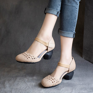 Giày velcro retro kiểu đan - NU4281