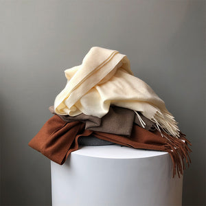 Khăn Cashmere Pashmina một màu - NU4599