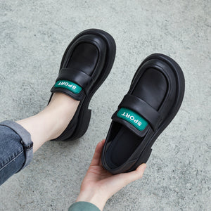 Giày da ulzzang sport retro đế cao - OD1054