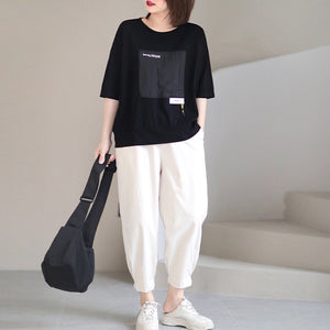 Quần baggy lưng thun một khuy cài ống túm xếp ly - NU7404