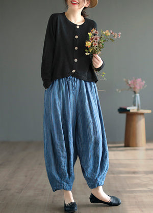 Áo khoác len cardigan dệt kim dài tay cổ tròn - NU7672