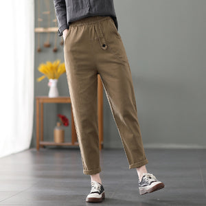 Quần baggy retro khuy kiểu hai túi chéo - NU6656