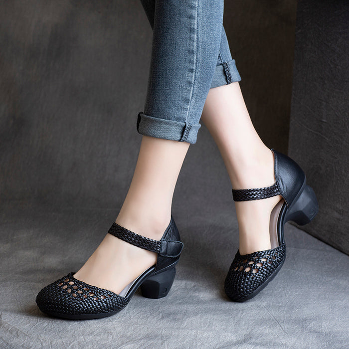 Giày velcro retro kiểu đan - NU4281