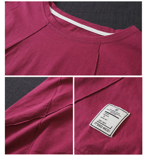 Áo T-shirt ngắn tay cổ tròn một màu - NU8352