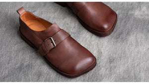 Giày da retro oxford kiểu quai cài - NU5217