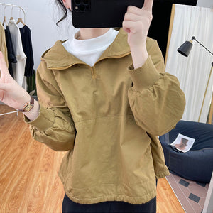 Áo hoodies dài tay lót lông hai túi chéo - NU8072