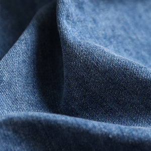 Áo khoác jacket denim dài tay cổ đức túi vuông - NU8251
