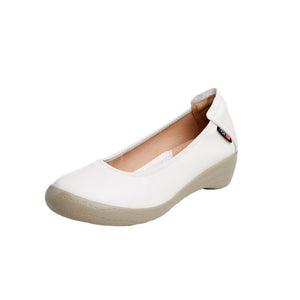 Giày da barbara đế cao mũi tròn  - OD1162