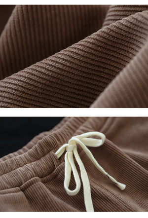 Quần baggy retro lưng thun dây rút hai túi sau - NU7923